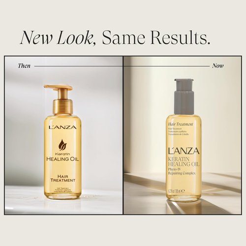 L'ANZA Keratin Healing Oil Treatment - Repair Dry, Damaged Hair & Split Ends | Color Safe, Sulfate Free, UV Protection