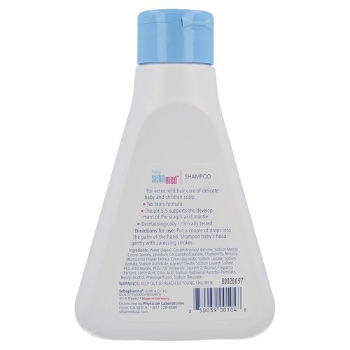Sebamed Children's Baby Shampoo - Extra Mild Cleanser for Delicate Hair & Scalp | 250mL