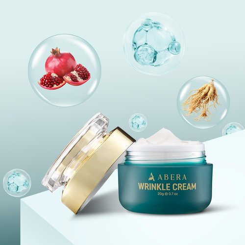 ABERA Anti-Wrinkle Face Cream, Anti-Aging Moisturizer for Fine Lines & Wrinkles, Hydrating Face Cream for Sensitive Skin, 0.7oz