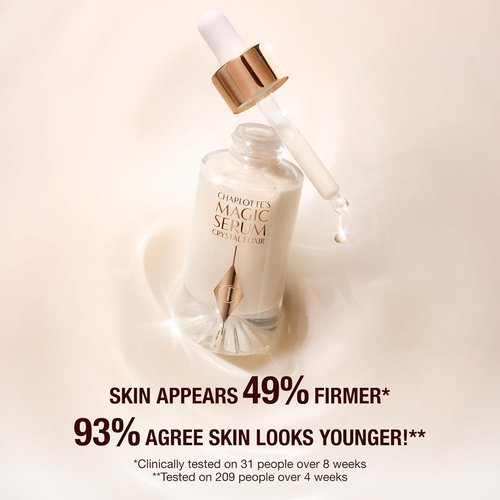 Charlotte Tilbury Magic Serum Crystal Elixir - Firming Peptide Serum for Face & Neck - Ideal for Gifting & Makeup