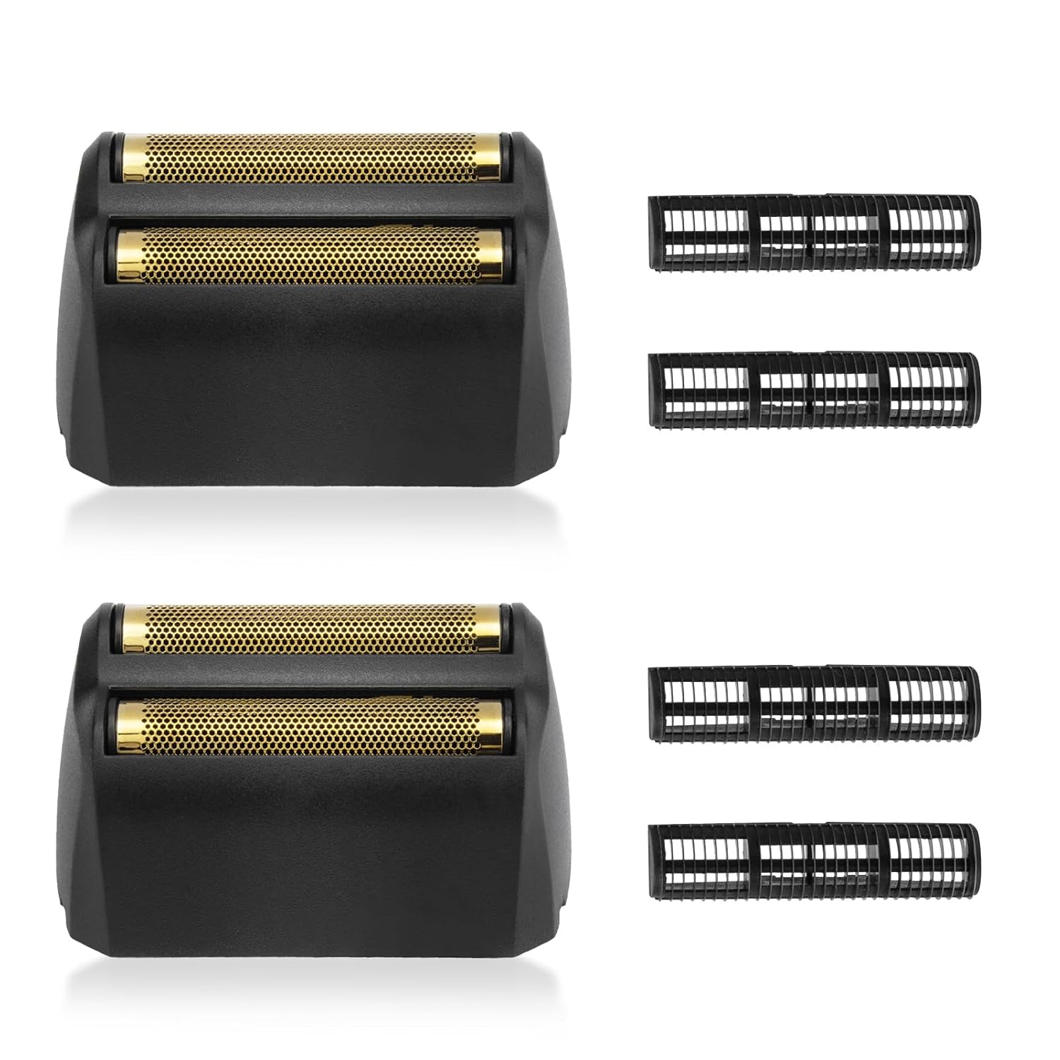 Wahl 5 Star Series Shaver Foil Head - Replacement Cutter Bar for Super Close Shaving | 2 Pack, Black