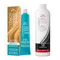 WELLA ColorCharm Demi Permanent Hair Color - Glossy Gray Coverage in 9NA Light Natural Ash Blonde + 10 Vol Developer