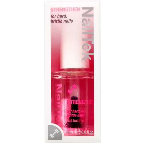 Nail Tek Nail Strengthener Formula 3 – Strengthening Nail-Polish Treatment for Hard, Dry, Brittle Nails, 0.5 fl oz