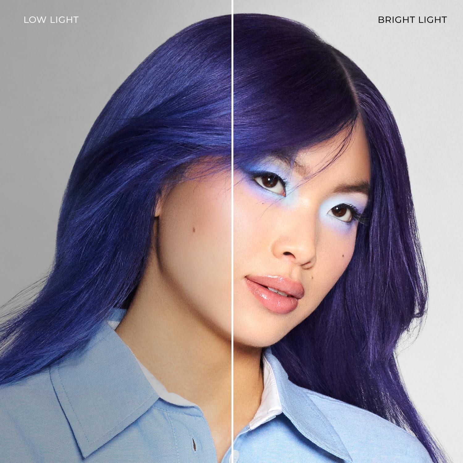 XMONDO Color Blue & Purple Shade Shift - Bond Booster & Hyaluronic Acid Hair Dye, 8 oz