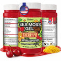 Biolore Sea Moss Gel - Cherry Pie Flavor, Vegan & Wildcrafted Superfood | 16 oz, No Added Sugar