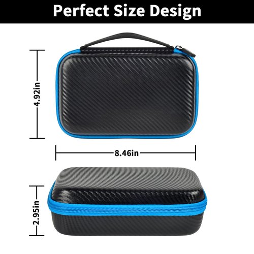 Casmilee Beard Trimmer Case for Braun Electric Shaver Series 5 5150cs/ 5118s for Men, Razor Holder for Foil Shaver, Body Groomer, Charging Stand & 5 Combs, Cutter Head Bag (Box Only)