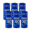 Arrid XX Extra Extra Dry Solid Antiperspirant Deodorant, Cool Shower, 2.6 oz , Pack of 6