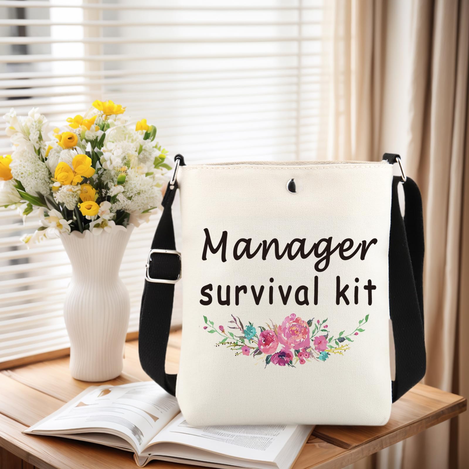WCGXKO Manager Survival Kit Zipper Pouch Makeup Bag for Leader Manager Coworker (Manager XK)