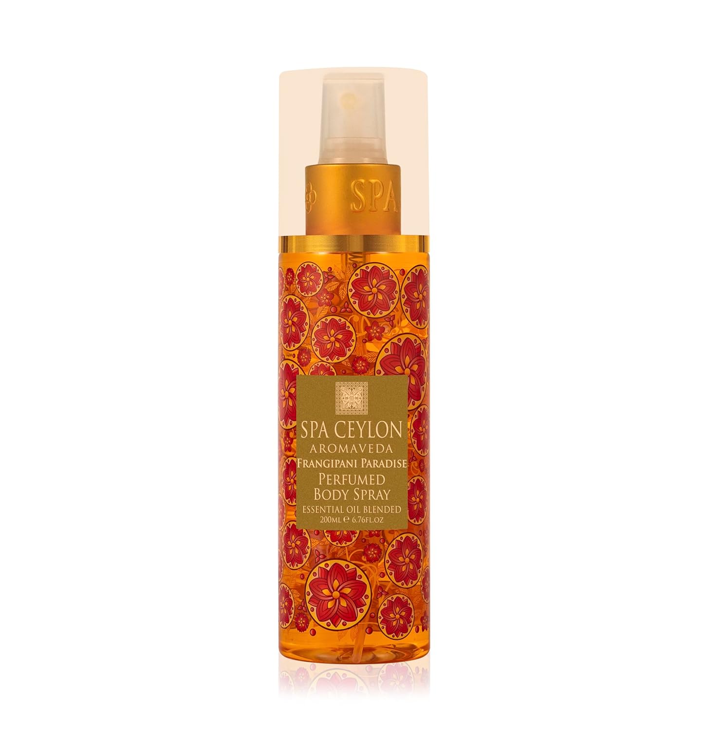 SPA CEYLON Frangipani Paradise Body Spray - Tropical Floral Fragrance Mist with Jasmine | Inviting Women's Perfume