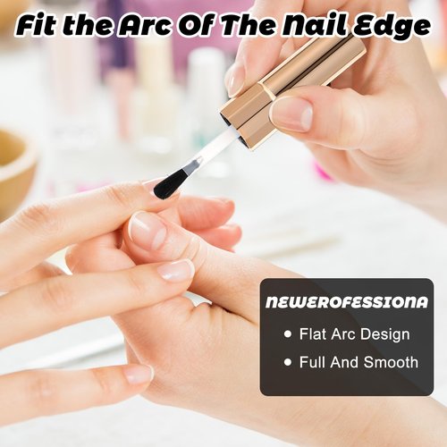 66pcs Nail Polish Brush Replacement Disposable Nail Polish Brushes With Handle Plastic Nail Art Brush Set Soft Bristles Nail Brushes Dip Liquid Replacement Brushes Nail Design Accessories
