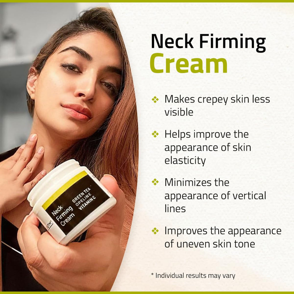 YEOUTH Neck Cream - Vitamin C Skin Firming Moisturizer for Face & Neck | Targets Double Chin, 2oz