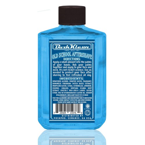BushKlawz After Shave Lotion - Refreshing Cooling Balm for All Skin Types | Pacific Prince Scent