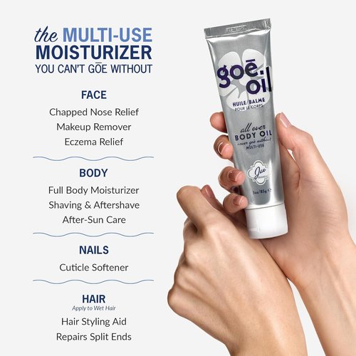 Jao Brand Goē Oil - All-In-One Hand, Face & Body Moisturizer | Natural Hydrating Oil | 3 oz