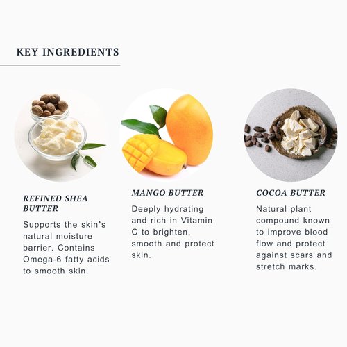 Promise Belly Butter - Stretch Mark Prevention Cream for Pregnancy | Deeply Hydrating, Vegan, 6 oz