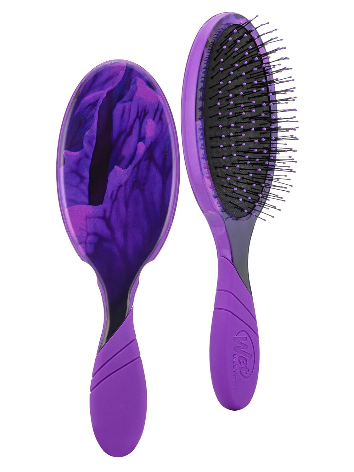 Wet Brush-Pro EasyGrip Detangler Hair Brush - Limited Edition Rare Botanic, Purple/Multi, 1 Count