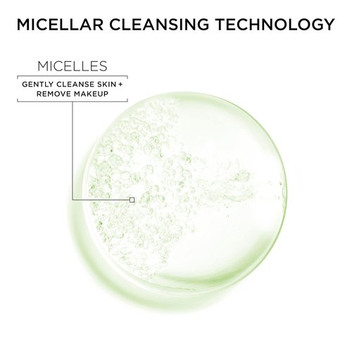Garnier Micellar Water - Oily Skin Facial Cleanser & Makeup Remover | Mattifying, 13.5 Fl Oz