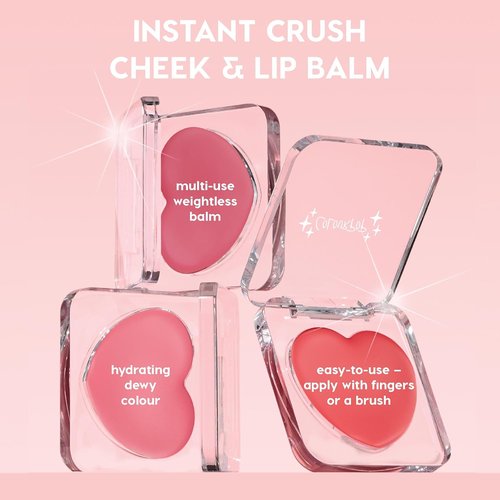 ColourPop Instant Crush Lip and Cheek Tint - Multi-Use Dewy Balm for Long-Lasting Hydration - Cream Blush Infused with Shea Butter