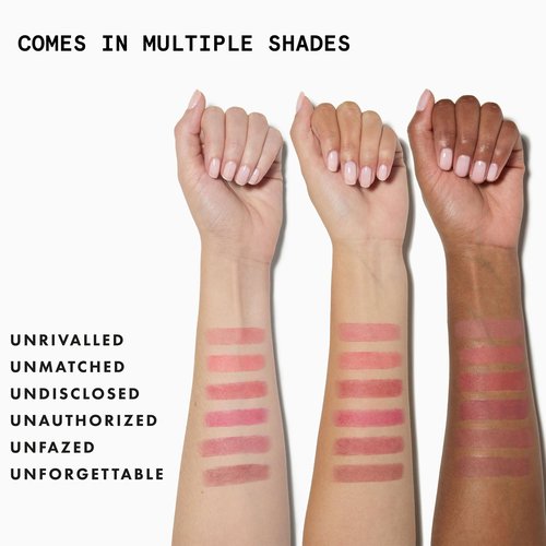 Beauty Pie Unlipstick Modern Matte Lip Tint – Unforgettable (Warm Red), Lightweight Hydrating Balm-Tint, Long-Wearing Blur-Matte Finish, 0.11 oz