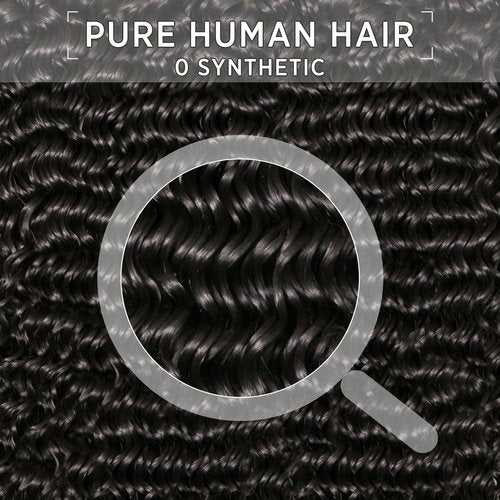 Deep Wave Bundles, Curly Bundles Human Hair, 12 14 16 Inch, Wet and Wavy, Natural Black, Soft, 285g-300g, Brazilian Hair