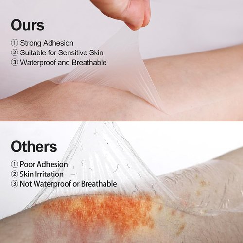 OG Tattoo Protective Film 6" X 11 Yard - Waterproof Tattooing Aftercare Bandage Roll for Second Skin Tattoo Wrap - Breathable, Sterile, Ultra Flexible, Latex-Free - Faster Tattoos Healing