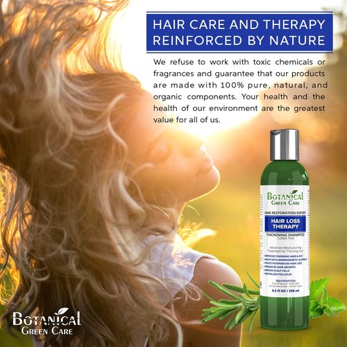 Skiennix Hair Loss Therapy Shampoo - Strengthening & Volumizing Formula, Sulfate-Free, DHT Blocker, Color Safe