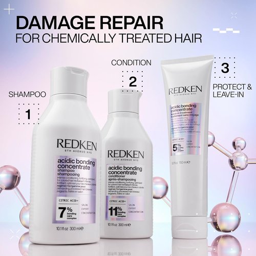 Redken Acidic Bonding Concentrate Conditioner - Strengthens & Repairs Damaged Hair, Sulfate-Free, 33.8 oz
