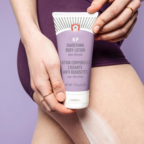 First Aid Beauty - KP Smoothing Body Lotion | 10% AHA Exfoliation & Deep Hydration, 6 oz, 2-Pack