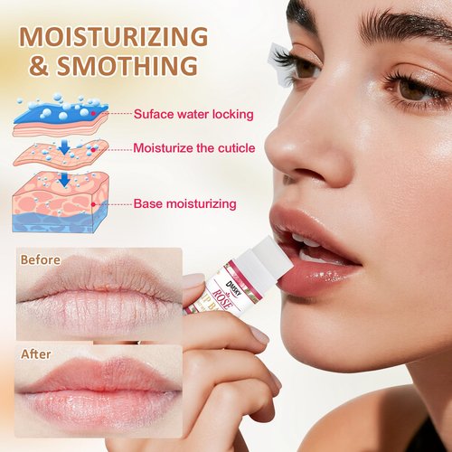 DMSKY 40 Pack Mini Lip Balm, Natural Lip Balm Bulk with Vitamin E and Coconut Oil, Moisturizing Lip Balms for Dry Cracked lips - 10 Flavors