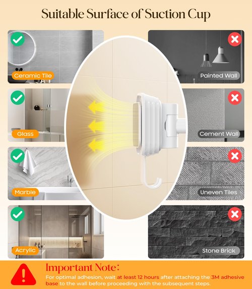 Gospire Wall Mounted Lighted Makeup Mirror with Magnification 10X, 7 Inch Double Sided Magnifying Vanity Mirror Wall Mirrors with Hooks & LED Display for Bathroom, No Drilling Needed
