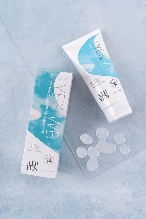 AH! YES WB - Organic Water-Based Personal Lubricant for Enhanced Comfort - 100ml