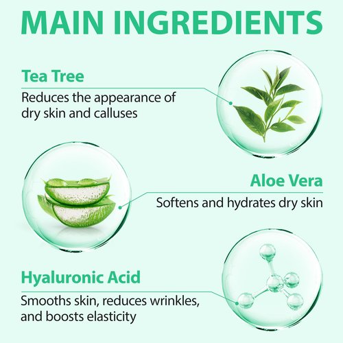 Urea Cream 40 Percent for Feet - 40% Urea Cream Plus 2% Salicylic Acid with Hyaluronic Acid,Tea Tree, Aloe Vera for Dry Cracked Heels, Knees & Maximum Strength Foot Deep Moisturizer(5.29 OZ)