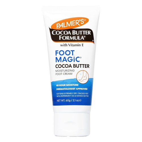 Palmer's Cocoa Butter Formula Foot Magic - Moisturizing Foot Cream with Peppermint Oil & Vitamin E | 2.1 Ounces