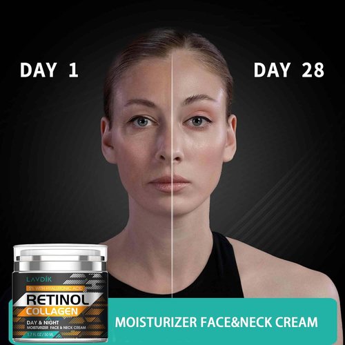 Skiennix Retinol Cream - Anti-Aging Moisturizer with Hyaluronic Acid for Men & Women | 1.7 Fl Oz