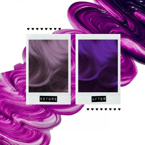 MANIC PANIC Medium Deep Violet Color Depositing Conditioner - Nourishes & Refreshes Hair - 8oz Purple Rose