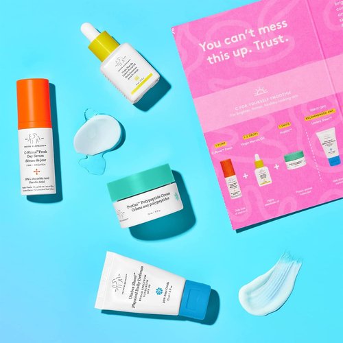 Drunk Elephant The Littles 6.0 Skin Care Set - Includes Beste No.9, Virgin Marula Oil & More