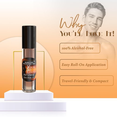 MOBETTER Fragrance Oils - Your So Loved Intense Cologne Body Oil for Men | Long-Lasting Scent