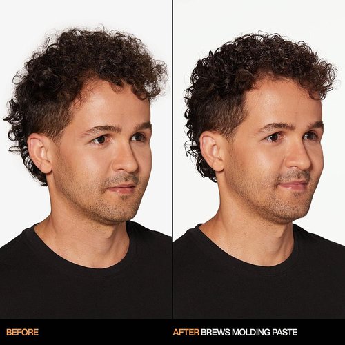 Redken Brews Molding Paste for Men - High Hold, Maximum Control, Natural Matte Finish, All Hair Types