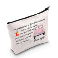 MEIKIUP New Driver Makeup Bag Passing Driving Test Gifts for Women Birthdays Gift for Daughter Driver Travel Bag (Passing Driving Test Bag 2)