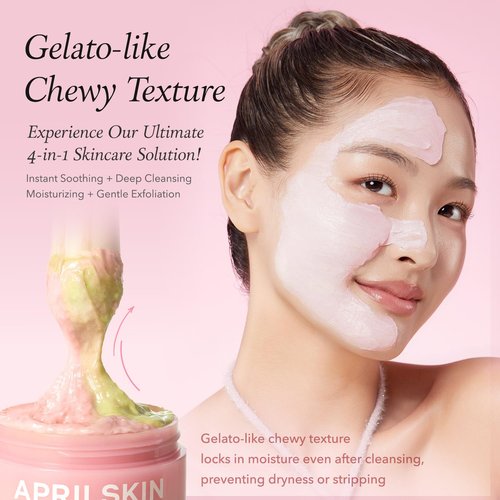 APRILSKIN Double Cleanse Duo – Carrotene IPMP™ Hydromelt Cleansing Balm & Pink Aloe Facial Polish Cleanser, Hydrating and Gentle Care for Fresh, Radiant Skin