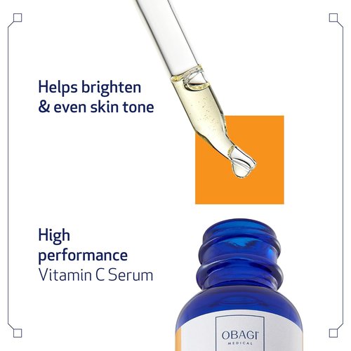 Obagi Medical Vitamin C Serum - Brightens Skin Tone & Reduces Fine Lines - Ideal for Sensitive Skin