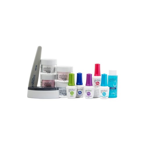 Gelish Xpress Dip N Brush French Kit - Chip-Proof Nail Dip Powder for 21+ Days of Wear | Easy Application