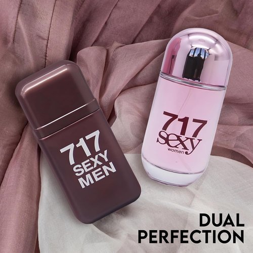 AFLUXE 717 Eau De Parfum Set for Couples - Amber Floral & Bourbon Vanilla | Elegant 100ml Gift Bottle