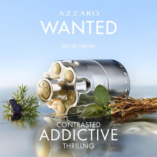 Azzaro Wanted Eau de Parfum | Intense Men's Cologne - Woody & Spicy Fragrance - Fresh Juniper Berries & Sage Notes