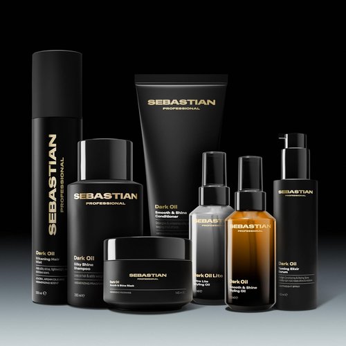 Sebastian Professional Dark Oil Lite - Ultra Light Styling Oil for Effortless Shine | 1 fl oz