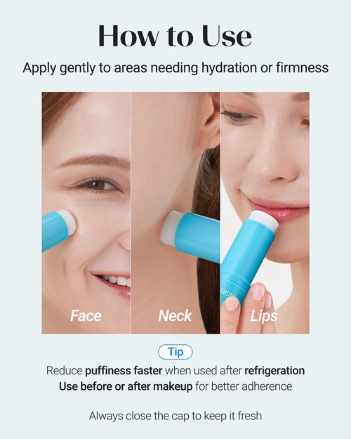 THESAEM Iceland Hydrating Eye Stick - Cooling Balm - Dark Circles & Puffiness – Under Eye Treatment - Reduce Wrinkles and Moisturizing - Minimize Dark & Puffy Eyes - Aqua Scent, 0.38 oz 2 Pack