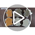 6 PCS Ghost Candle Molds Halloween Silicone Mold Set - Ghost Shapes for Candle Making & Crafts