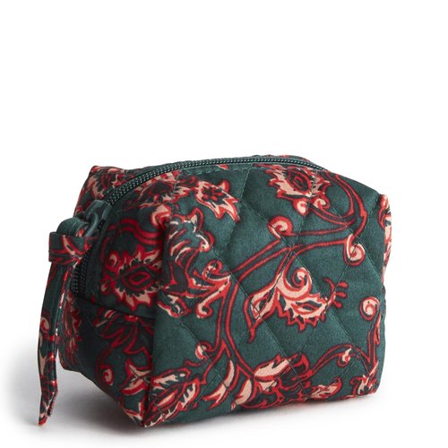 Vera Bradley Women's Premium Cotton Mini Cosmetic, Victorian Vines, One Size