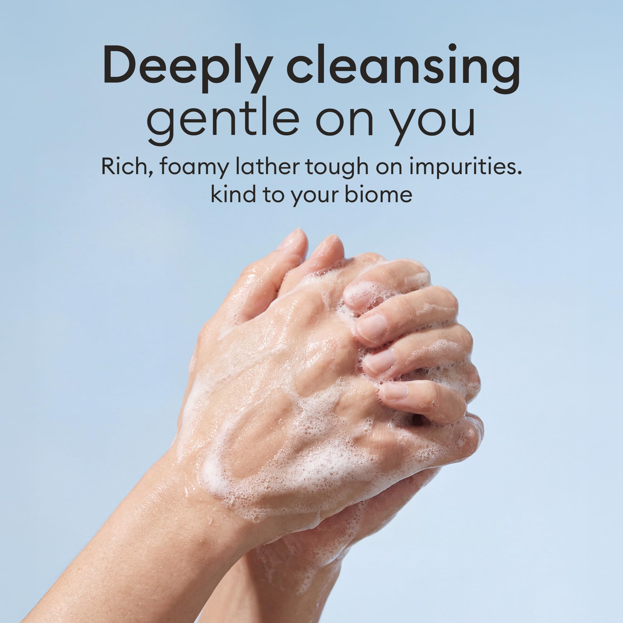 Vove Hand Soap Starter Set with Refillable Light Glass Pump Bottle & 3 Refills, Mandarin Geranium & Cedarwood, Powder-to-Gel with Aloe Vera & Cactus Extract, Plant-Based Formula, Plastic-Free