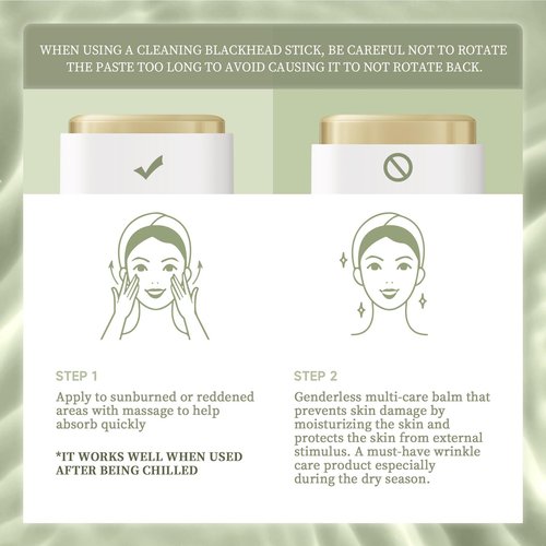 Grospe Organic Aloe Vera Gel Stick for Face & Body, Pure Aloe Gel Ideal for Hydrating, Soothing for Dry Skin, Anti-Wrinkle, Acne Scars, Soothing After Sun Care Relief