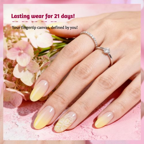 JODSONE Sponge Pat Paint Nail Gel 9 Colors Ombre Nails Gradient Blush Effect Painting Gel for Nail Art Design Nail Salon